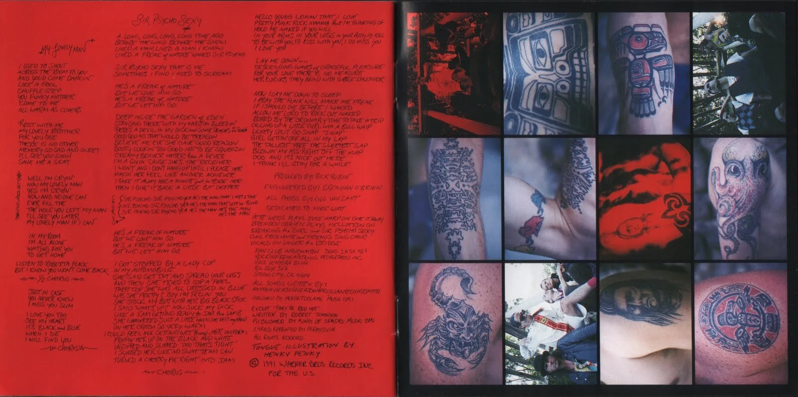 1991] Blood Sugar Sex Magik — Red Hot Chili Peppers Recording